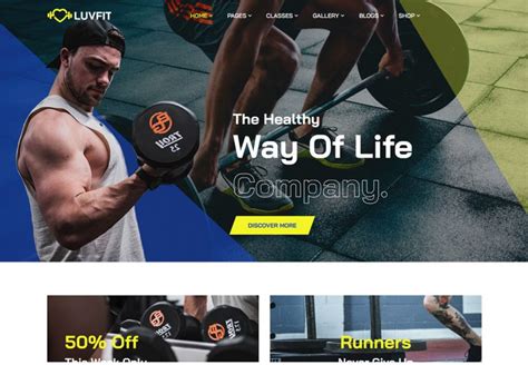 33 Best Fitness Gym Website Templates 2022 Freshdesignweb