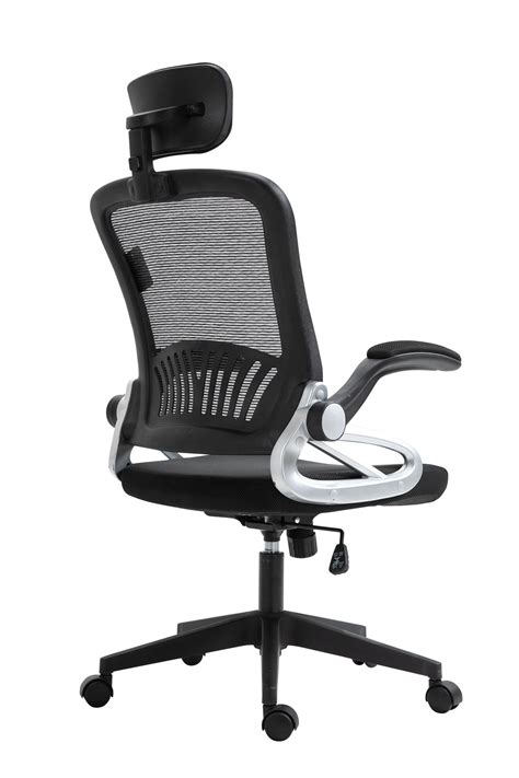 Mesh High Back Extra Padded Swivel Office Chair With Head Support