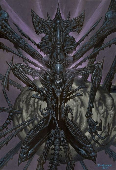 Alien Queen By David Millgate Alien Artwork Alien Alien Queen