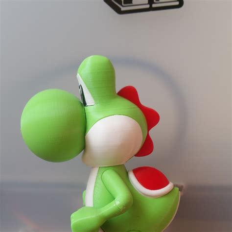 3d Print Of Yoshi From Mario Games Multi Color Von Chriscross87