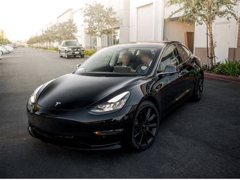 Black On Black Model 3 Teslamotors