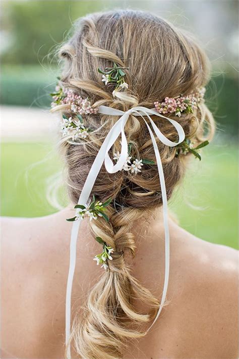 A ribbon can be made into a headband easily; 12 Pretty Hairstyles with Ribbons - Pretty Designs