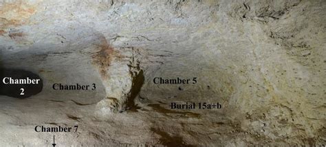 chambers 2 3 5 and burial 15a b view from chamber 7 download scientific diagram
