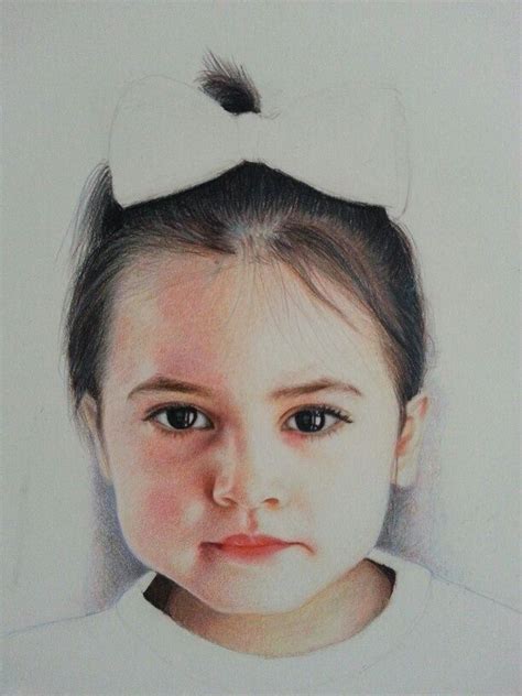 Colored Pencil Portrait Of My Daughter Work In Progress Colored
