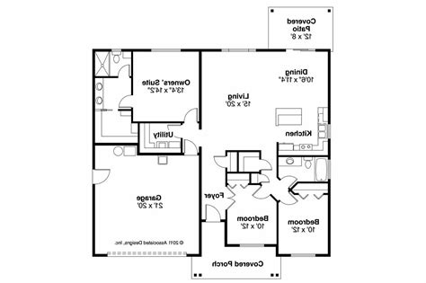 Floor plans are essential when designing and building a home. Craftsman House Plans - Bandon 30-758 - Associated Designs