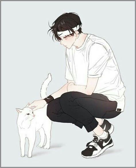 Hernan Grd 🙋🌸 Anime Boy Cute Animals Pets Cat Emoti