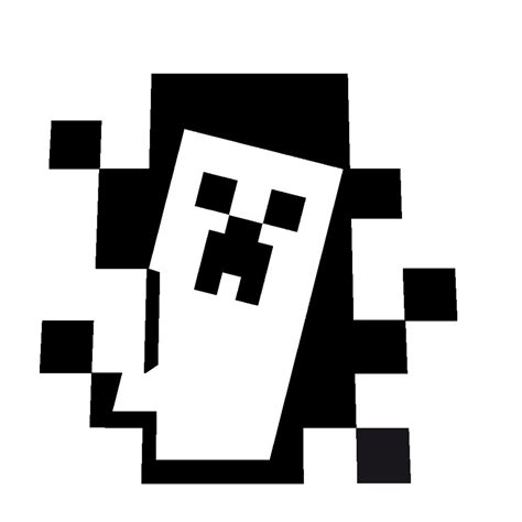 Video Games Minecraft Peeking Creeper Black Pearl Custom
