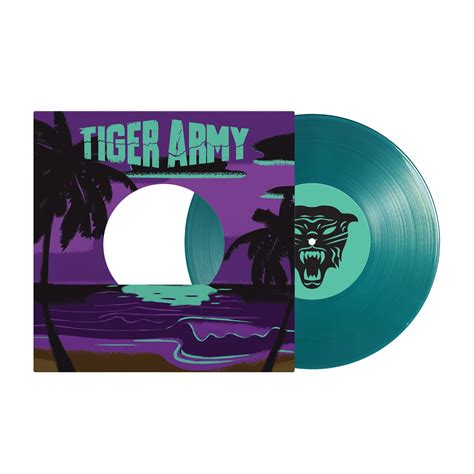 Tiger Army Dark Paradise EP Exclusive Blue Hawaiian 7 LP Vinyl