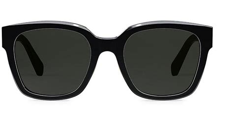 Celine Triomphe 55mm Square Sunglasses In Black Lyst