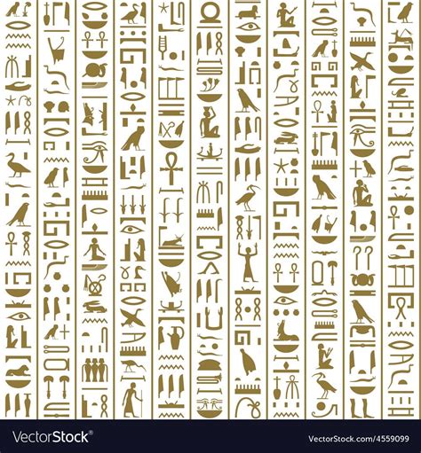 Ancient Egyptian Hieroglyphs Seamless Download A Free Preview Or High
