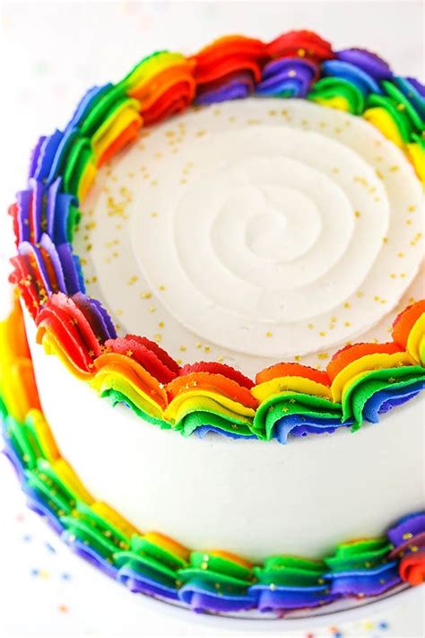 Rainbow Swirl Cake Easy And Gorgeous Rainbow Birthday Cake Recipe