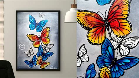 Aesthetic Butterfly Paintings Easy Popular Century