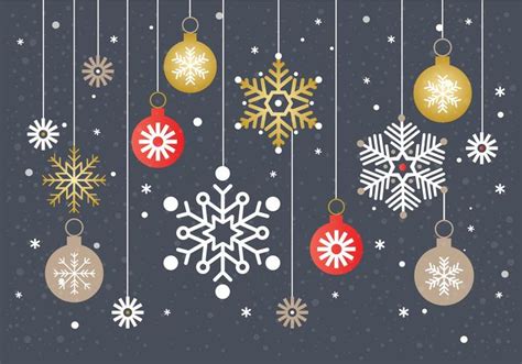 Christmas Snowflake Background Vector 133472 Vector Art At Vecteezy