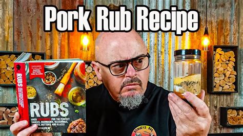 Pork Rub Recipe For Pork Especially Great On Pulled Pork Youtube