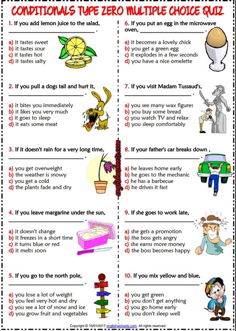 Conditionals Exercises Free Printable Conditionals Esl Worksheets Hot