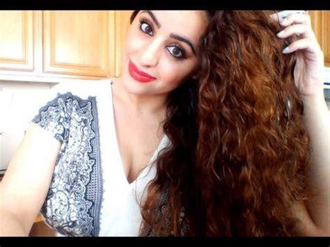 Hair can totally be wavy naturally. My Simple Curly Hair Routine For Natural Curly/Wavy Hair ...