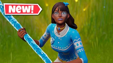 New Blizzabelle Skin Gameplay In Fortnite Free Pc Skin Youtube