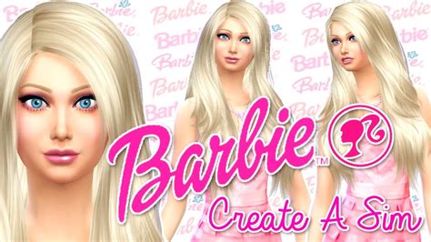 Barbie Cas Ts4 Last Sims 4 Create A Sim Surprise In T