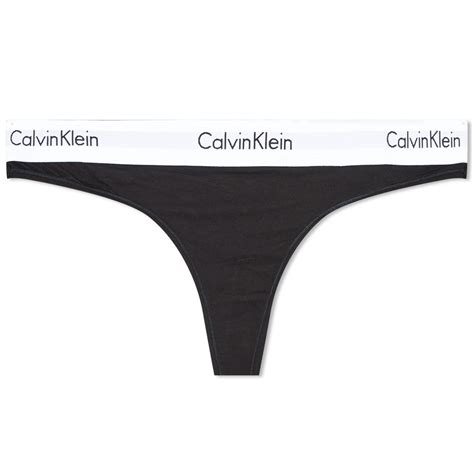 Calvin Klein Thong Black End