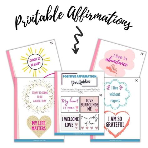 printable positive affirmations this is adult life