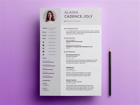 In this article, we have these starter website templates let you set up a resume website for authors, photographers. Free Professional Resume Template with Clean Design