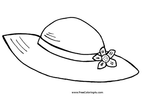 A must see for all coloring page fans. Hat coloring pages to download and print for free