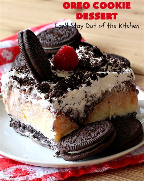 That ice cream at the beginning looks amazeballs, but then so do all of them. Oreo Cookie Dessert - Can't Stay Out of the Kitchen