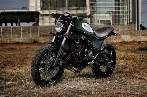 The name of the bike is z900rs cafe instead of putting 'racer' at the end. The Vary - Kawasaki ER6N Scrambler | Sepeda, Mobil