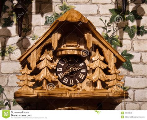 Cuckoo Clock Stock Photo Image Of Cuckoo Region Bavaria 43579046