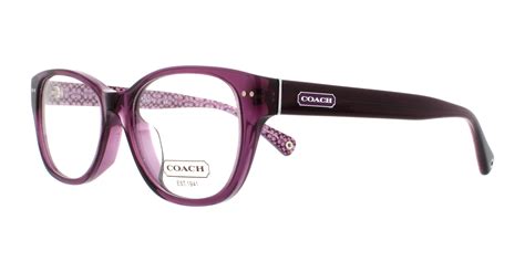 Coach Eyeglasses Hc6029f 5043 Purple 51mm