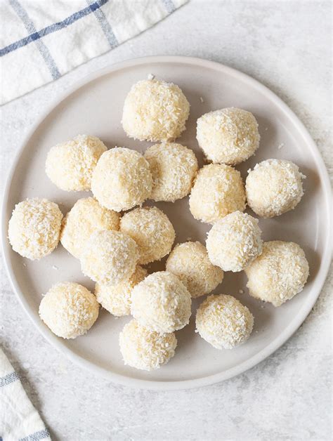 White Chocolate And Coconut Truffles Healthy Life Trainer