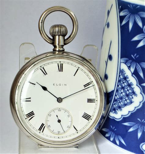 Antique Silver Elgin Pocket Watch. | 720849 | Sellingantiques.co.uk