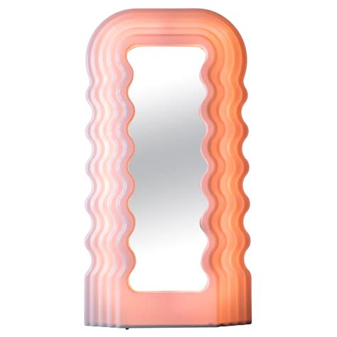 pink ‘ultrafragola mirror designed by ettore sottsass for poltronova italy for sale at 1stdibs