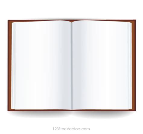 Blank Open Book Template Open Book Book Template Books