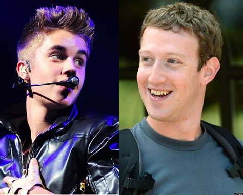 Justin Bieber Mark Zuckerberg Millennials Reveal Who Represents Their
