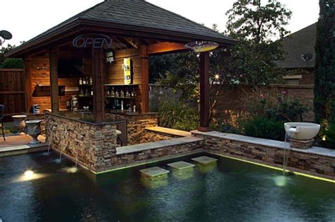 10 Interesting Ideas To Make A Swimming Pool Bar Outside The House
