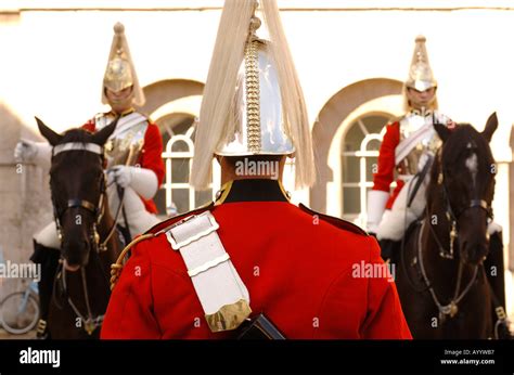 Mounted Troopers Of The Queens Life Guards The Household Cavalry