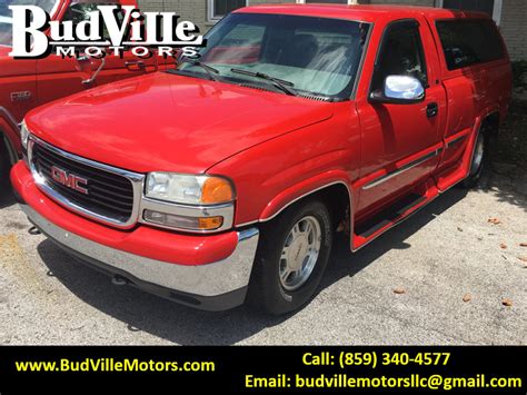 1999 Gmc Sierra For Sale Budville Motors Used Cars For Sale Central Kentucky Classics
