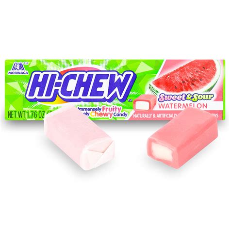 Hi Chew Sweet And Sour Watermelon Fruit Chews Candy Funhouse