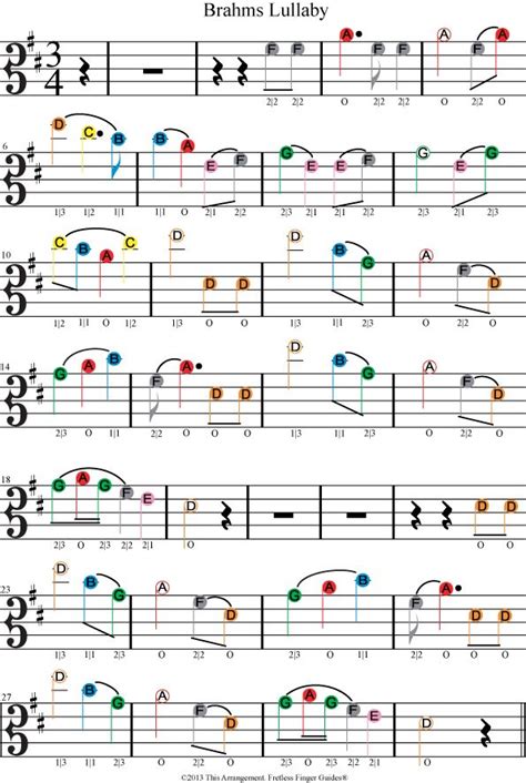 The Guitar Tabs Are Arranged In Different Colors And Sizes Including