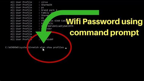 How To Show Wifi Password Using Command Prompt On Windows 10 Youtube