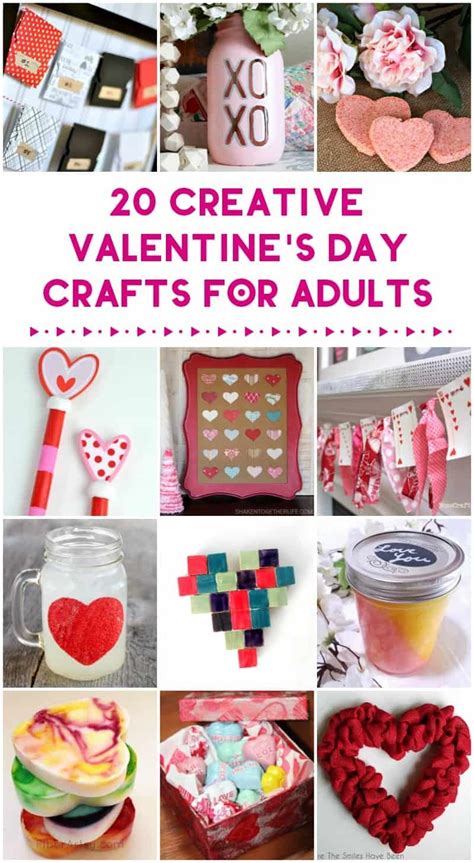 20 Valentines Day Crafts And Handmade Ts For Adults To Make