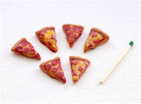 Tiny Pizza Slice Miniature Food Any Custom Topping 112 Etsy