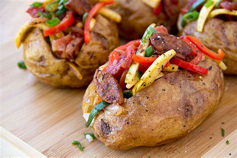 Forget the bag, this homemade baked potato chips recipe bakes up perfectly crispy and delicious. 13 Healthy Baked Potatoes That Go Beyond Cheese & Bacon ...