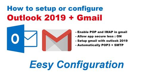 How To Set Up Gmail Account In Outlook