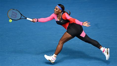 Serena Williams Debuts One Legged Catsuit In Australian Open First Round Sporting News Australia