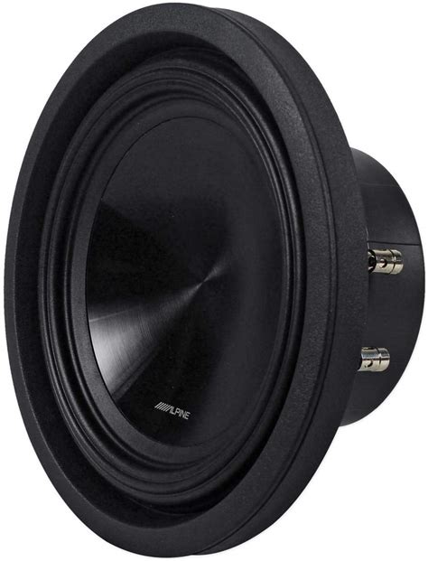 Alpine Swt S10 10 Inch Shallow Mount 2 Ohm Subwoofer