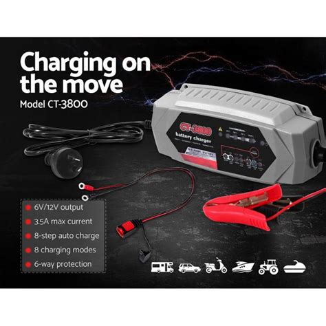 Smart Battery Charger 35a 12v 6v Automatic Sla Agm