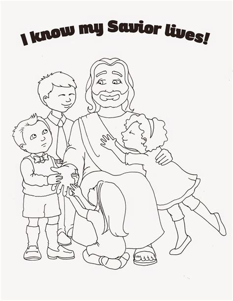 Lds Primary Lesson Coloring Pages