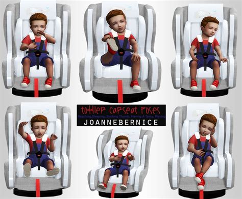 Lana Cc Finds Joannebernice Request Pack Toddler Car Seat Sims
